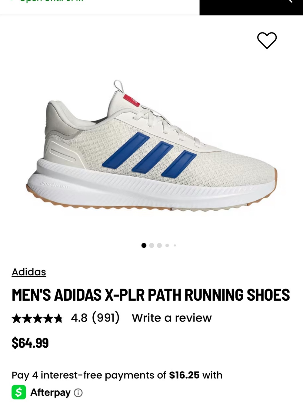 Brand New W/ Tags & Box!! Adidas Men's X-Plr Path Running Shoes Retail $65!!